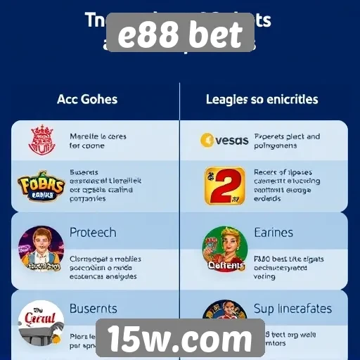 Comparativo entre e88 bet e outras plataformas de jogos