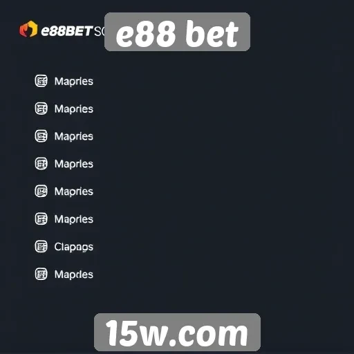 Métodos de pagamento suportados no e88 bet