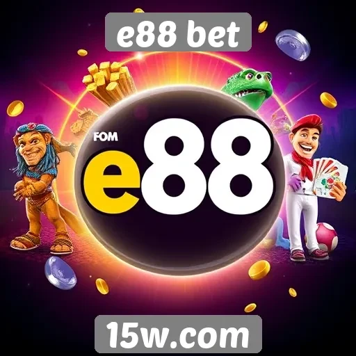 Variedade de jogos disponíveis na plataforma e88 bet